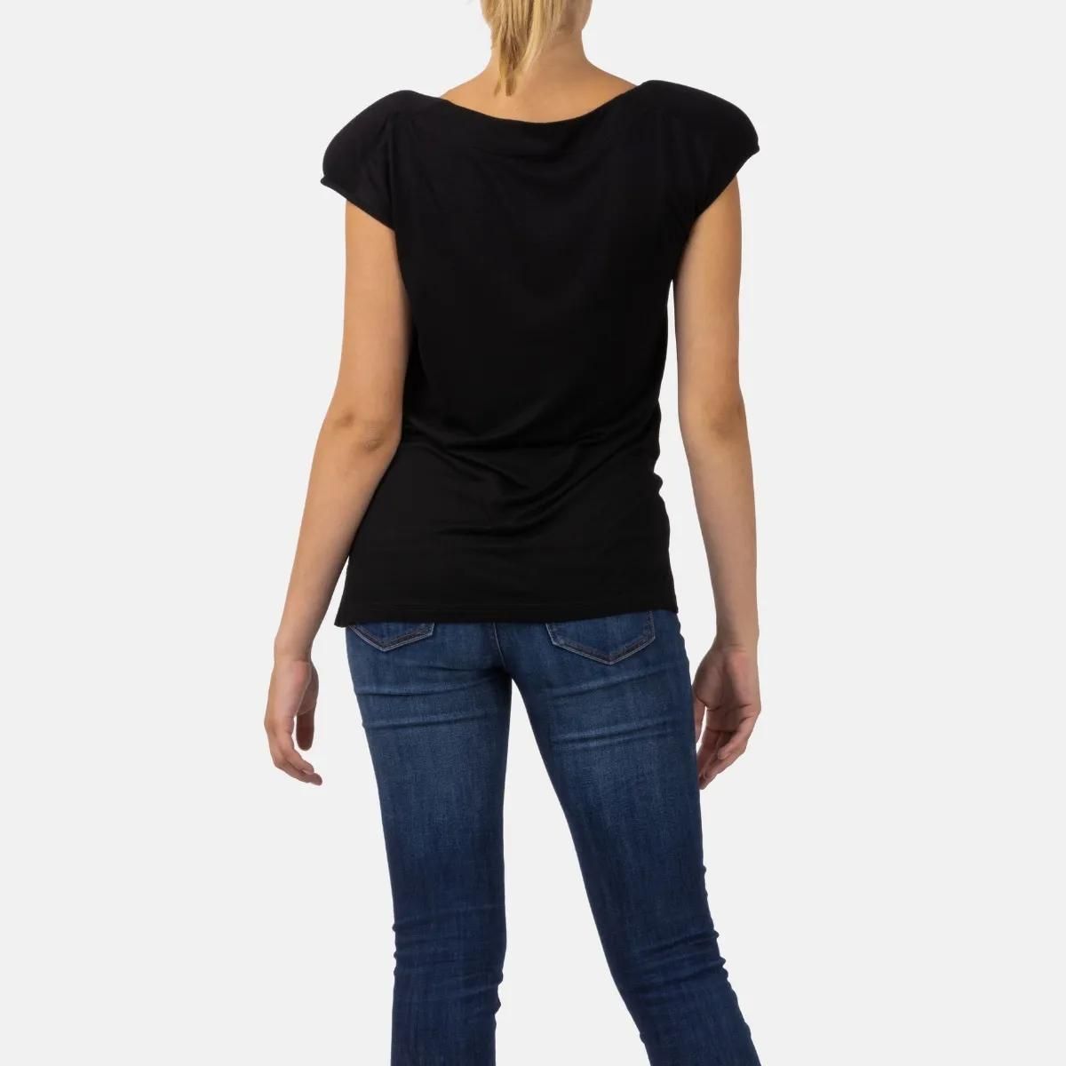 Elegantes Jersey Top mit Schulterpolstern