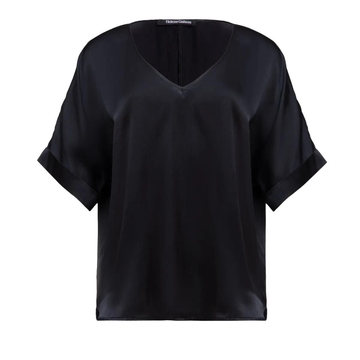 Locker geschnittene Kurzarmbluse