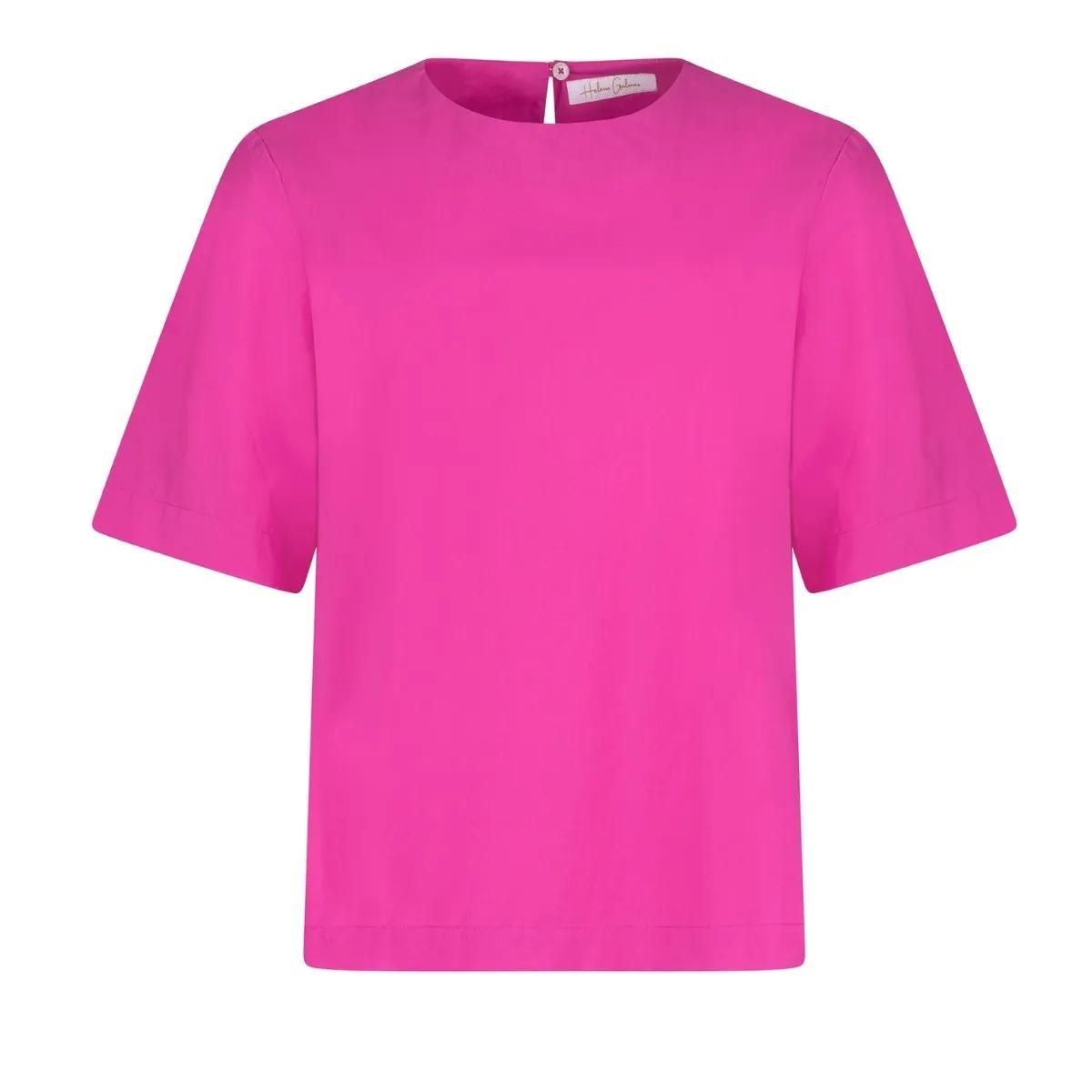 Elegantes kastenförmiges Baumwoll-Popeline-Top