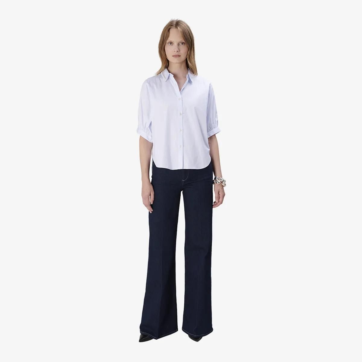 Ausgestellte Wide-Leg Jeans