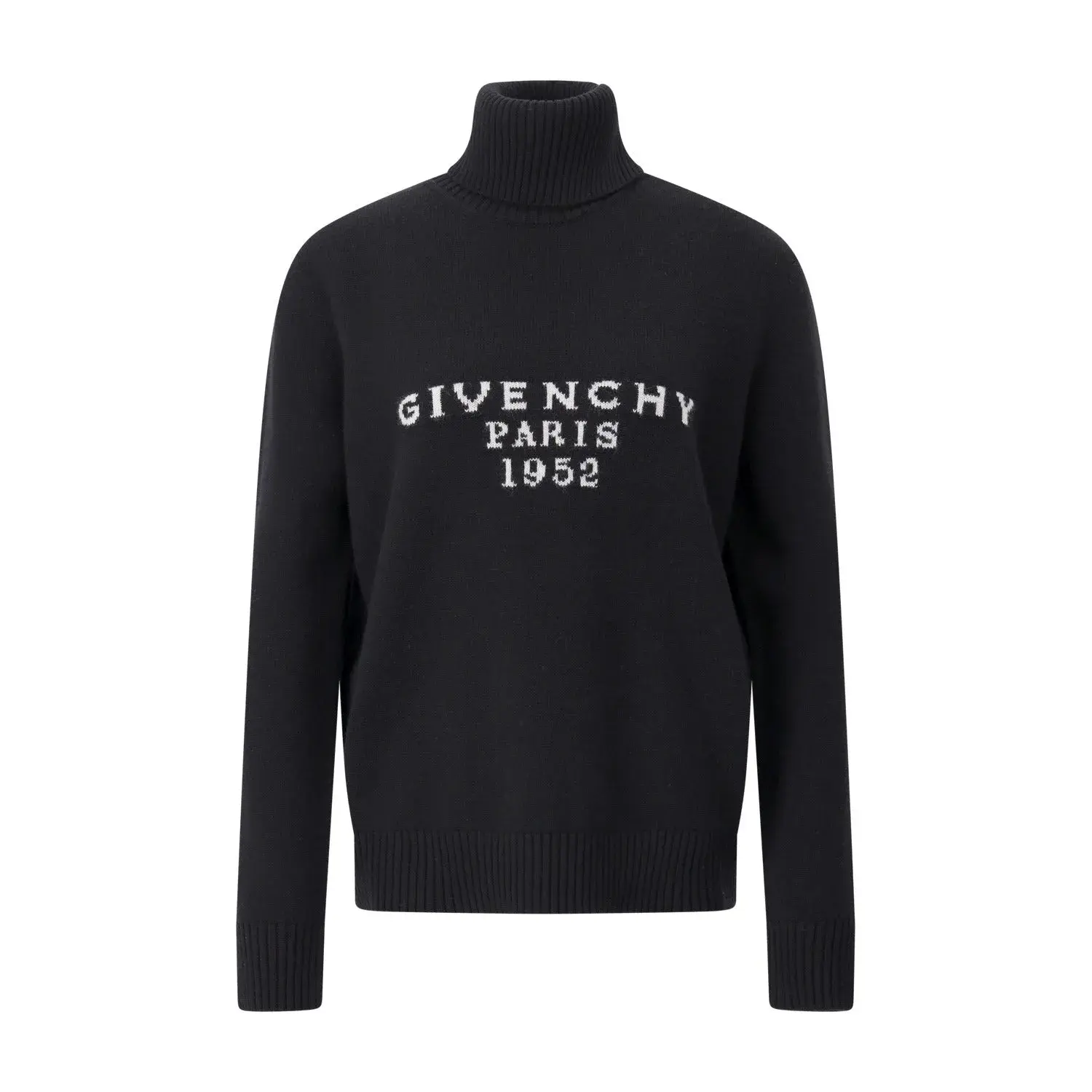 Eleganter Rollkragen-Strick mit Logo-Detail