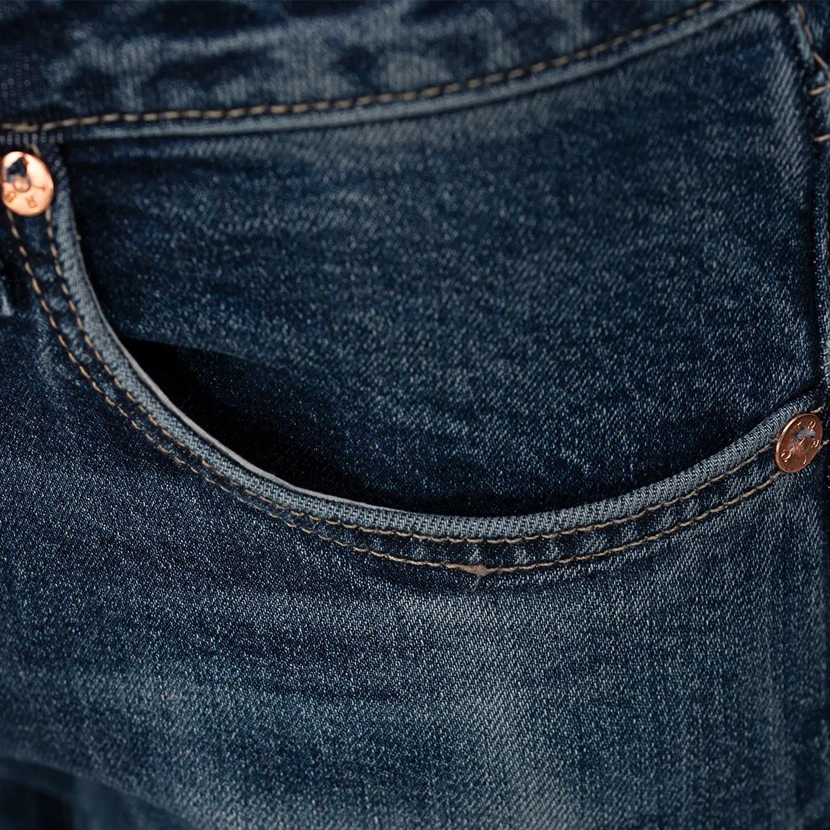 Hochtaillierte, gerade geschnittene Cropped Jeans