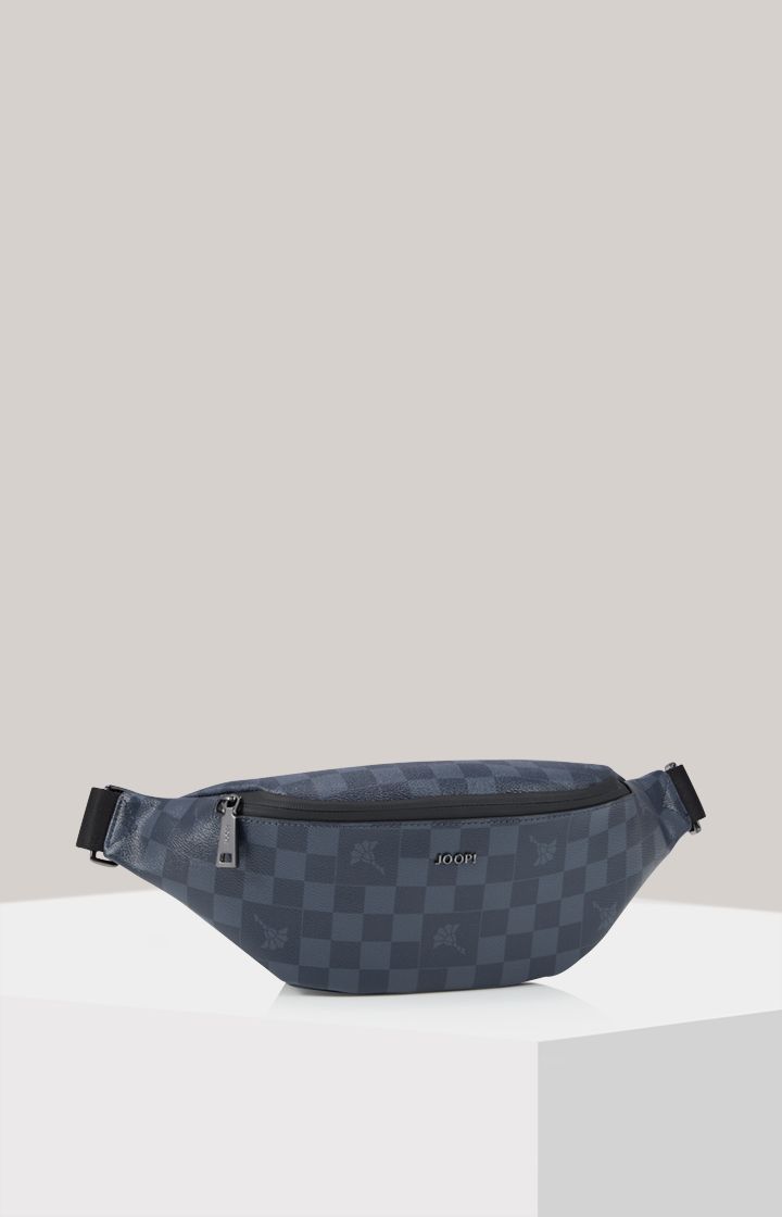 Joop! Cortina Piazza Leo Gürteltasche Dunkelblau Kariert