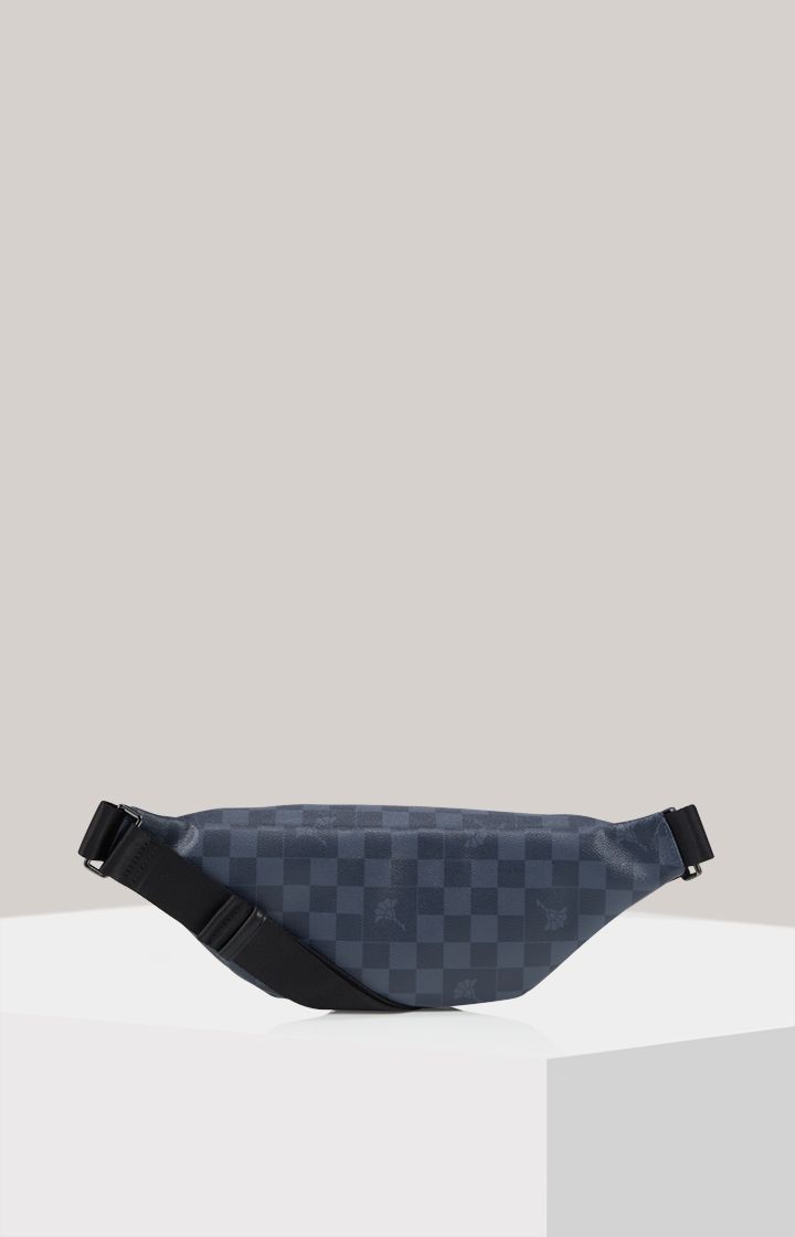 Joop! Cortina Piazza Leo Gürteltasche Dunkelblau Kariert