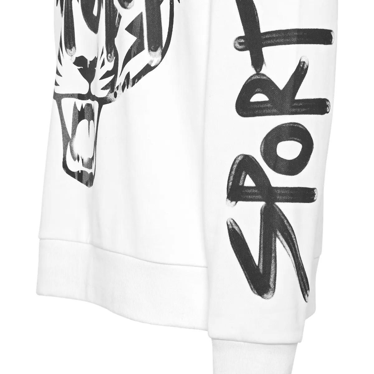 Sportlicher Kapuzenpullover mit Grafikprint