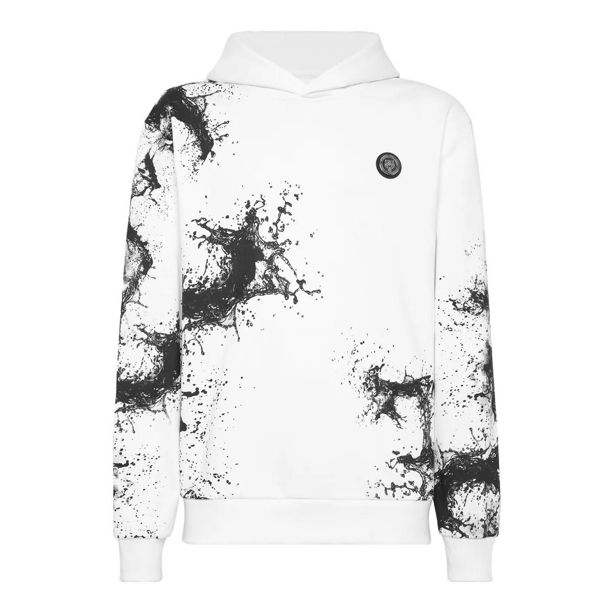 Splash Kapuzenpullover mit Grafikprint