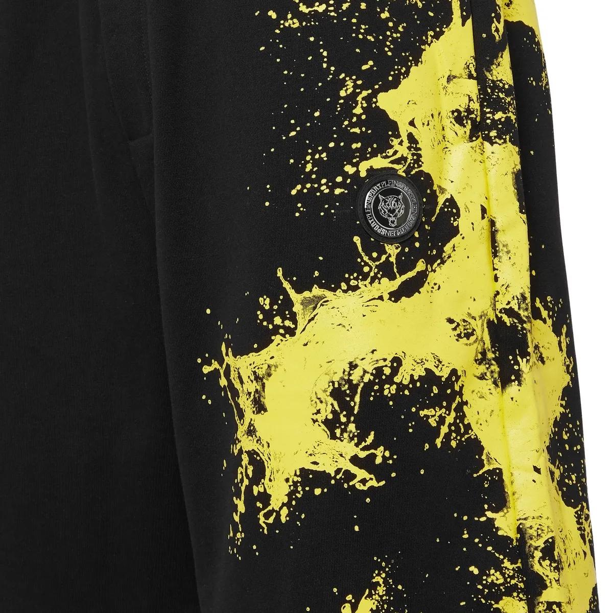 Sportliche Jersey-Shorts mit Splash-Print