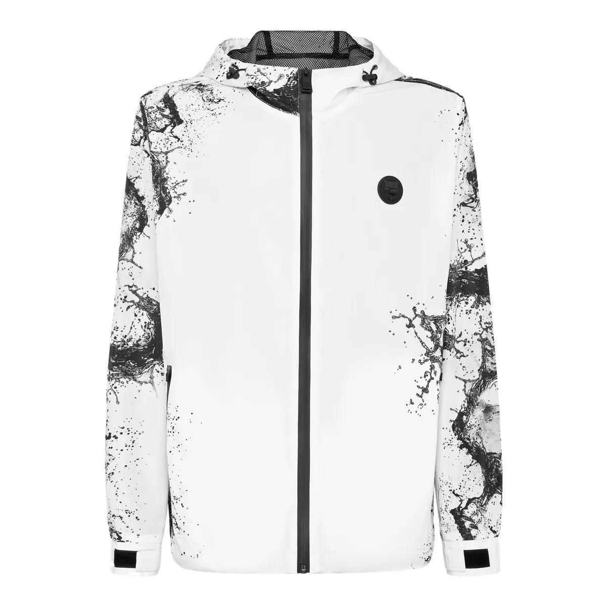 Windbreaker Jacke mit Splash-Print