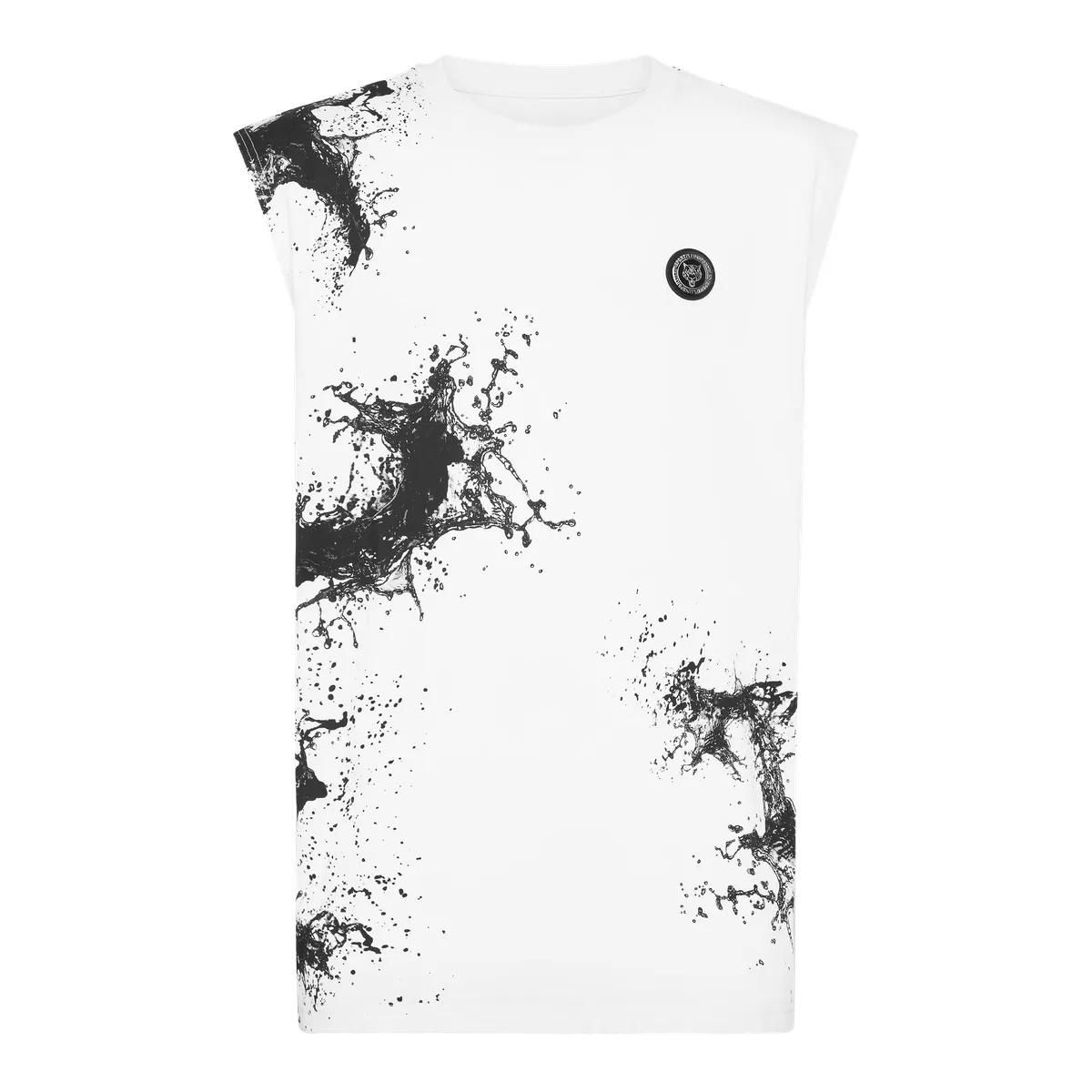 Ärmelloses Tanktop mit Grafikdruck