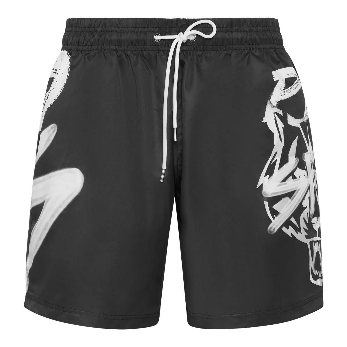 Sportshorts mit Grafikprint