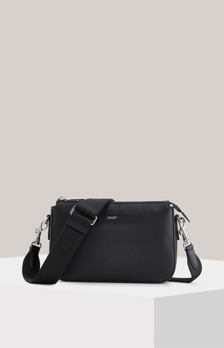 JOOP! Sofisticato Jasmina Leder Umhängetasche Crossbody Schwarz Unisex