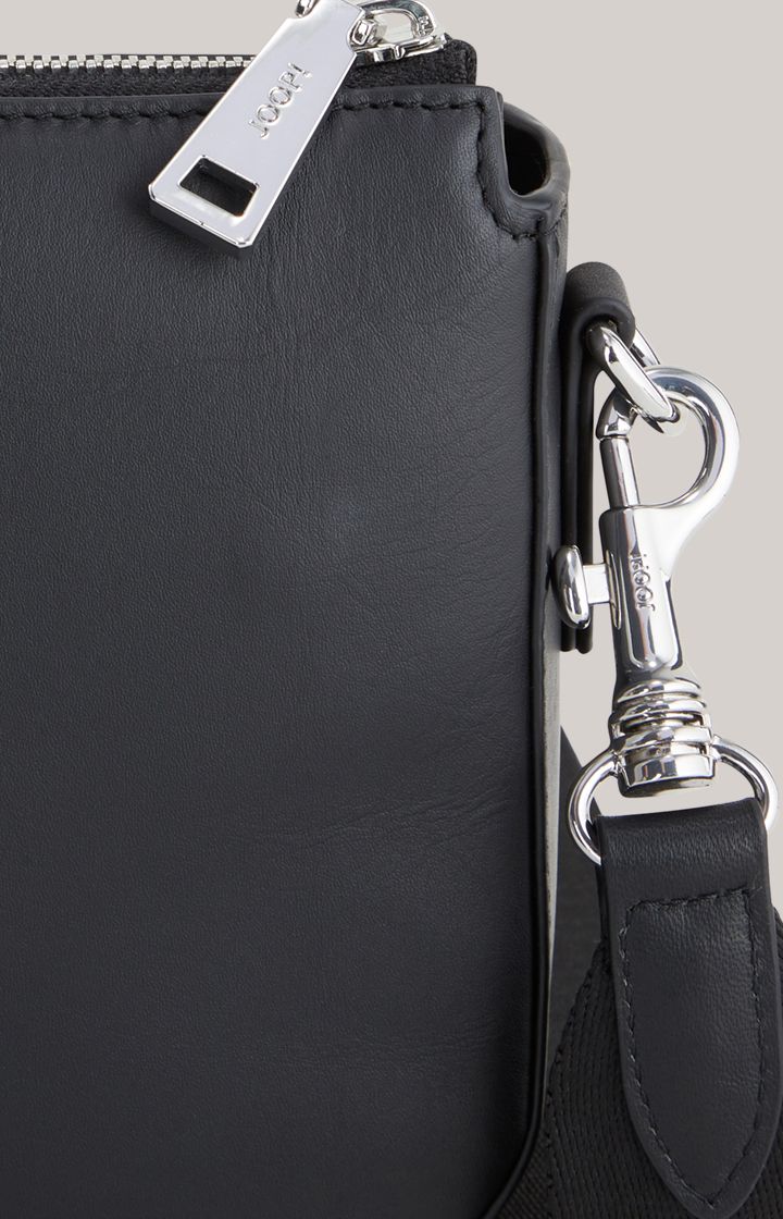 JOOP! Sofisticato Jasmina Leder Umhängetasche Crossbody Schwarz Unisex