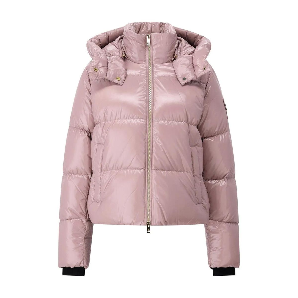 Daunenjacke mit Kapuze und Steppung