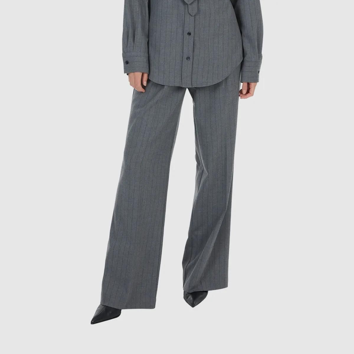 Elegante Nadelstreifen Schlaghose