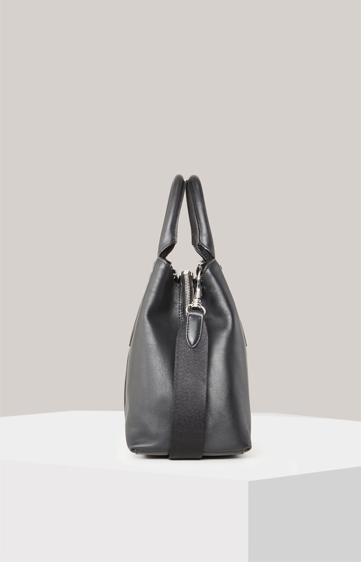 JOOP! Sofisticato Emery Schwarze Leder Henkeltasche