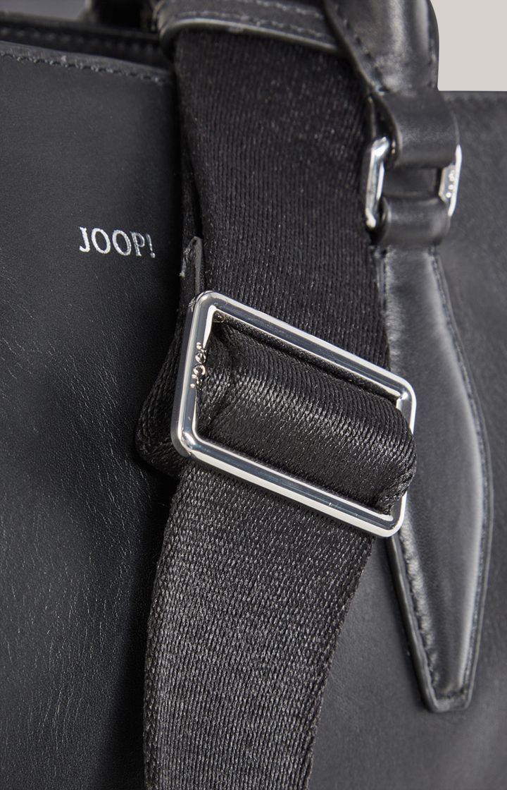 JOOP! Sofisticato Emery Schwarze Leder Henkeltasche