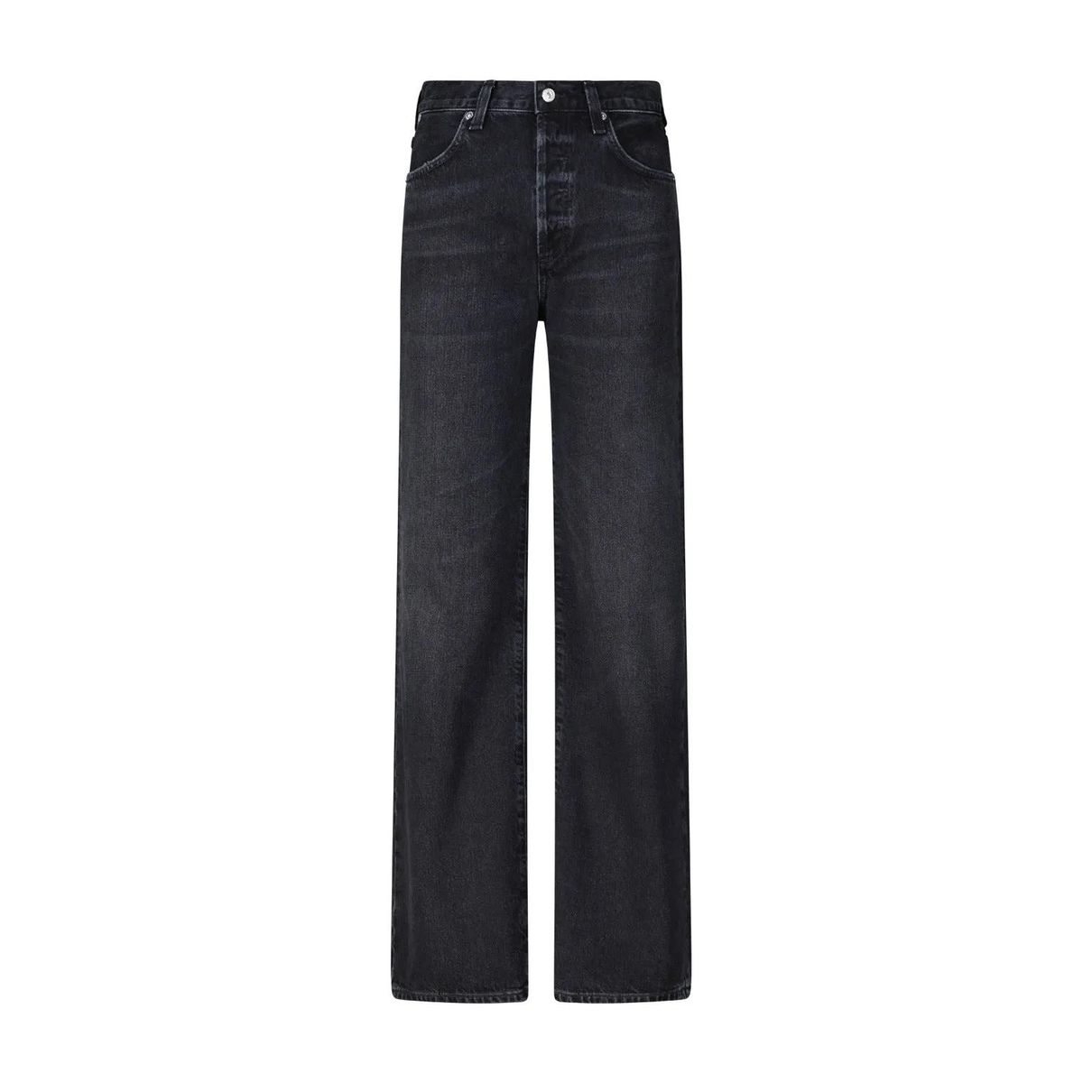 Straight-Leg Jeans Annina mit hoher Taille