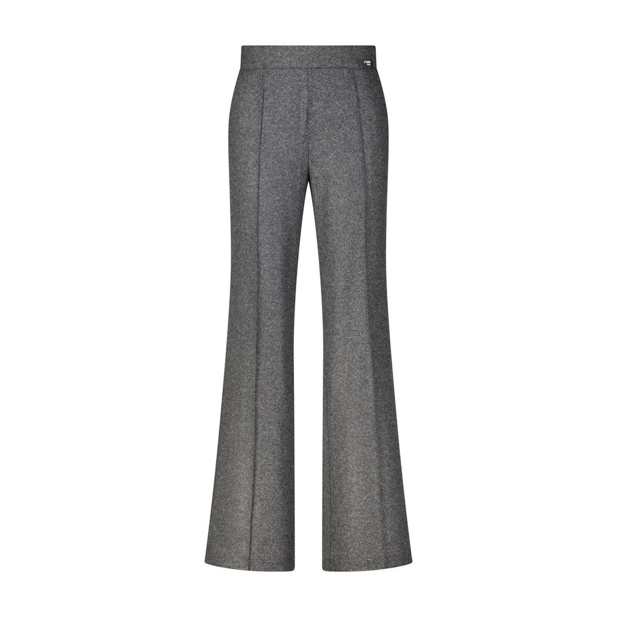 Ausgestellte Wollhose mit weitem Bein