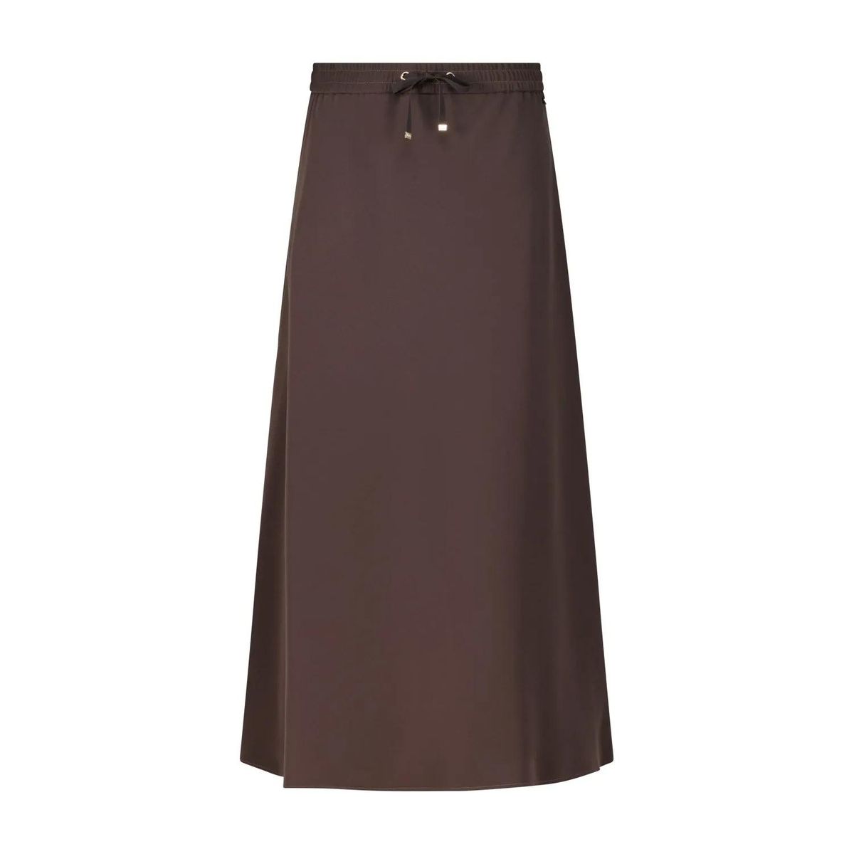 Eleganter A-Linien-Midi-Rock mit Kordelzug