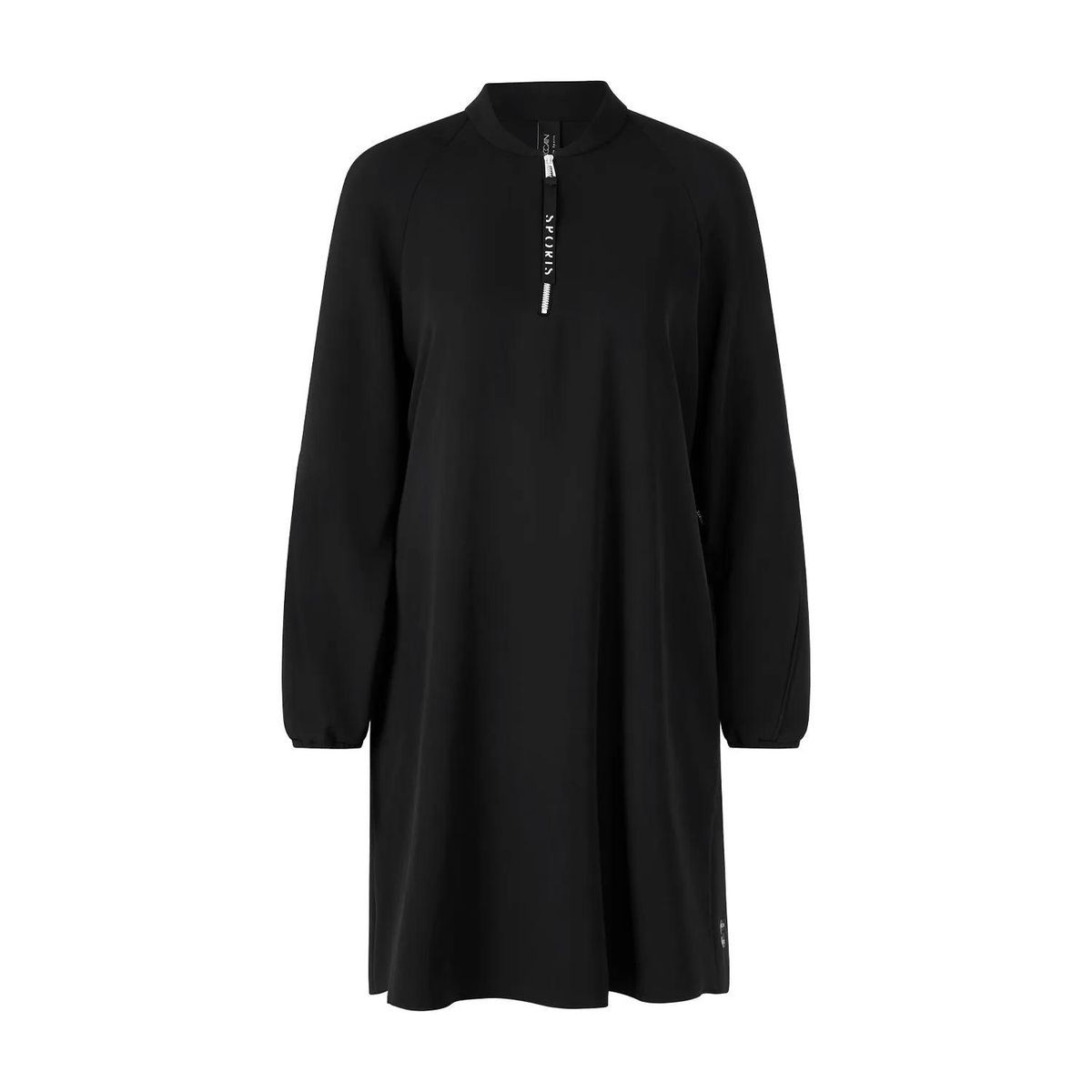 Sportliches Midikleid mit Reißverschluss