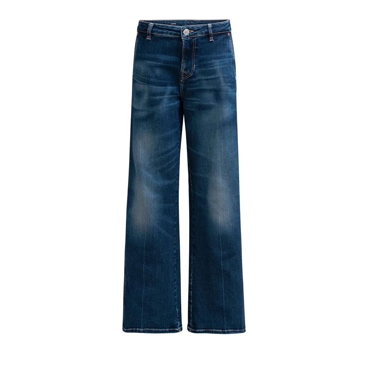 Weit geschnittene High-Waist Jeans