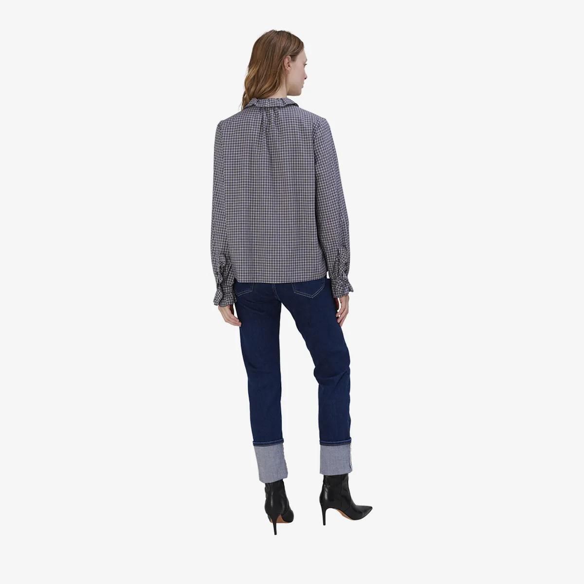 Raw Denim Jeans mit geradem Bein