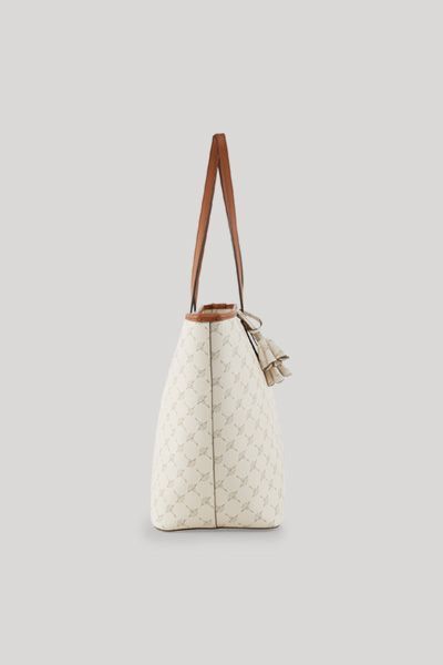 JOOP! Cortina Lara Off-White Midi-Shopper Tasche mit Kornblumen-Allover