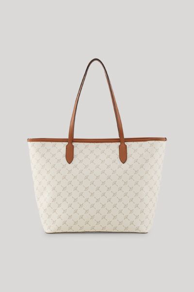 JOOP! Cortina Lara Off-White Midi-Shopper Tasche mit Kornblumen-Allover