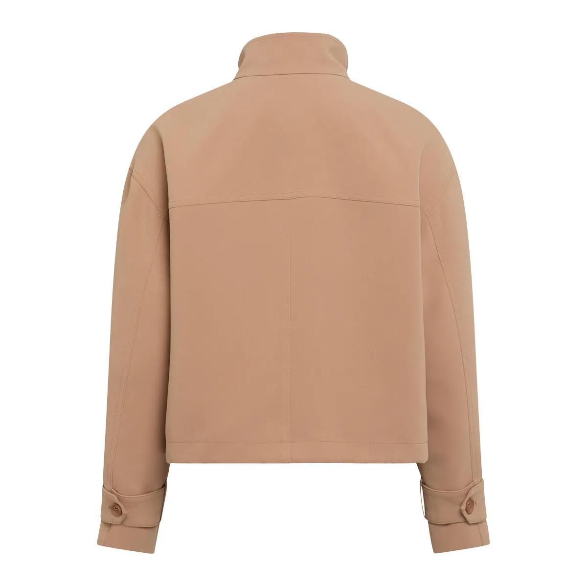 Boxy Kurzjacke mit Stehkragen