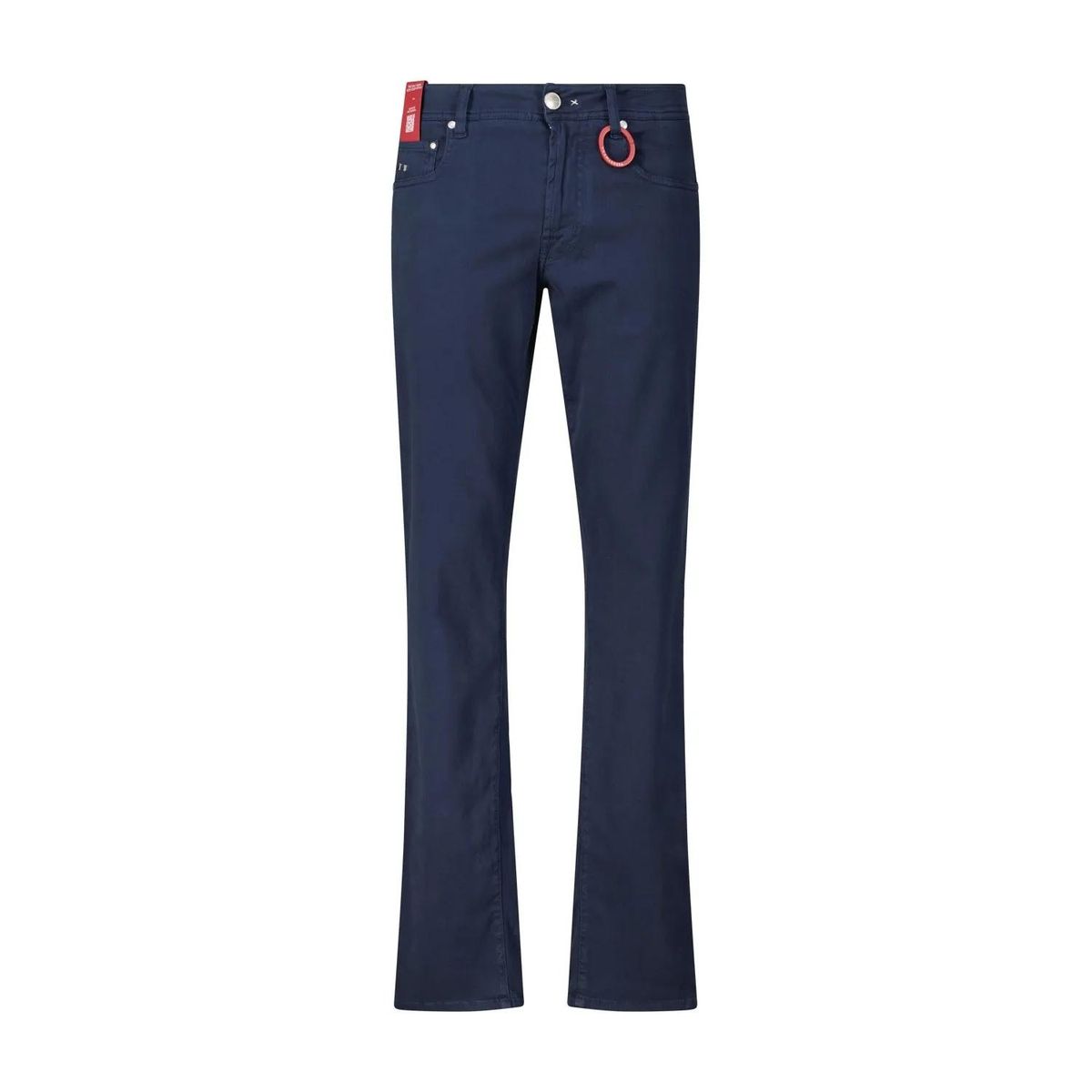 Dunkelblaue Chinos mit regulärer Passform