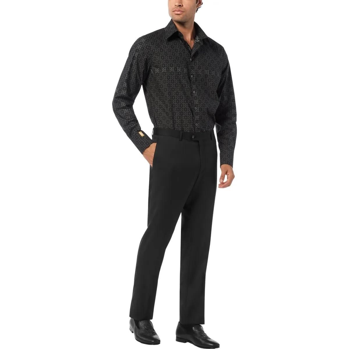 Hemd mit Monogramm-Muster