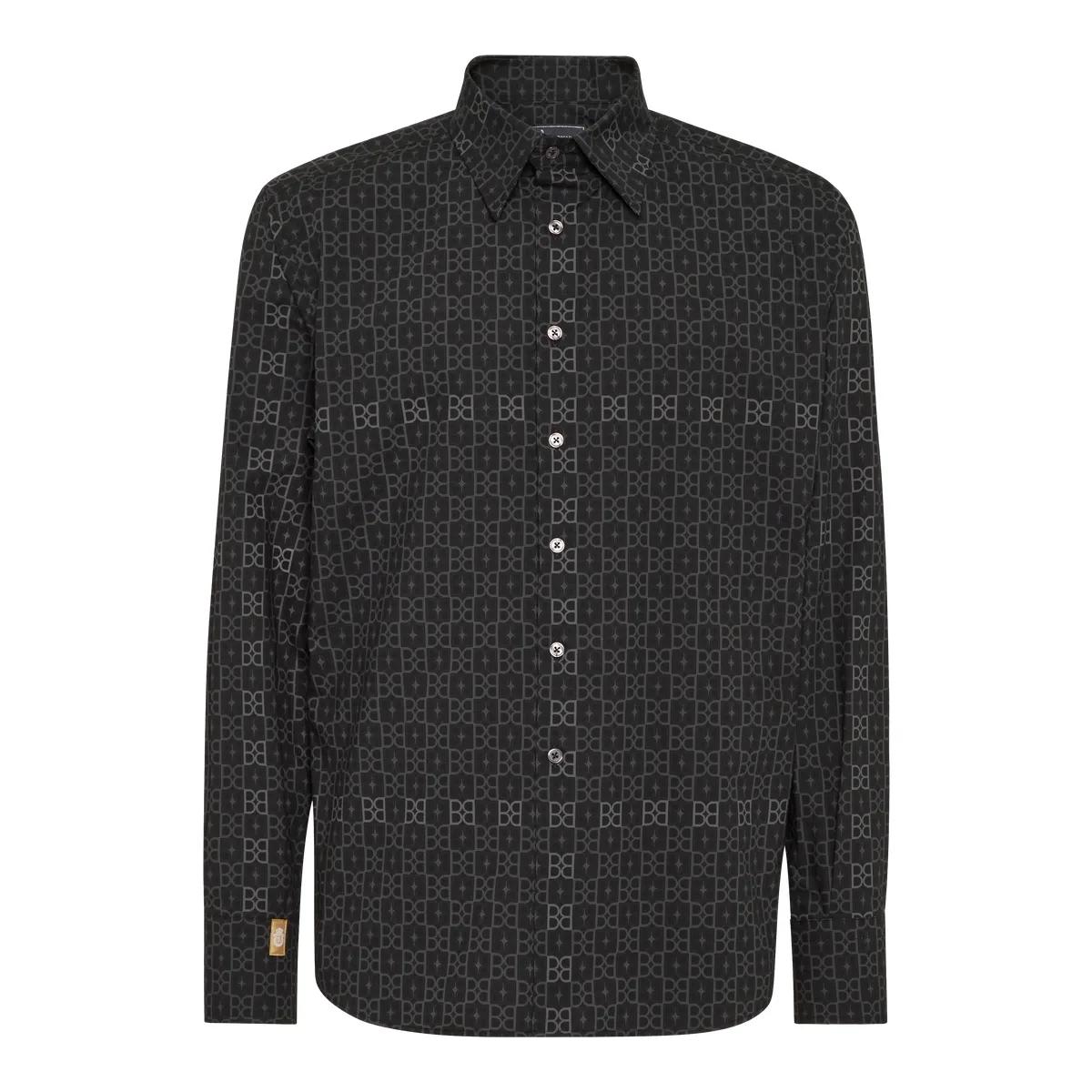 Hemd mit Monogramm-Muster