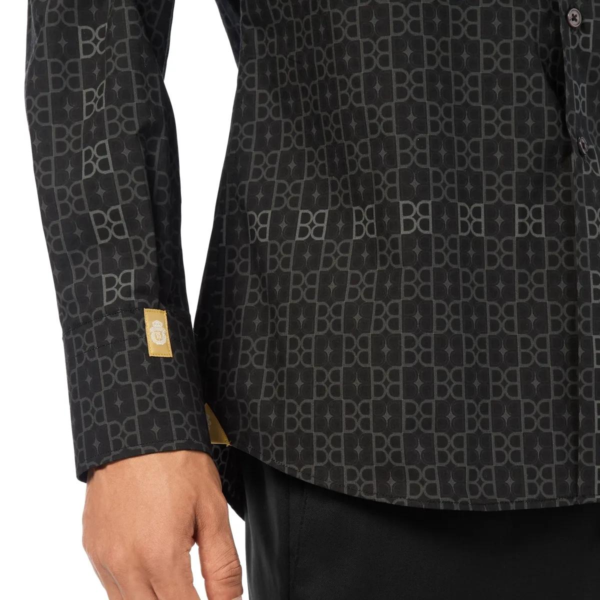 Hemd mit Monogramm-Muster