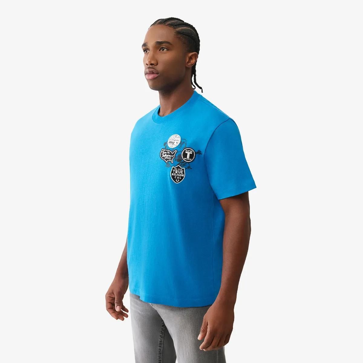 Lässiges Baumwoll-T-Shirt mit Grafikprint
