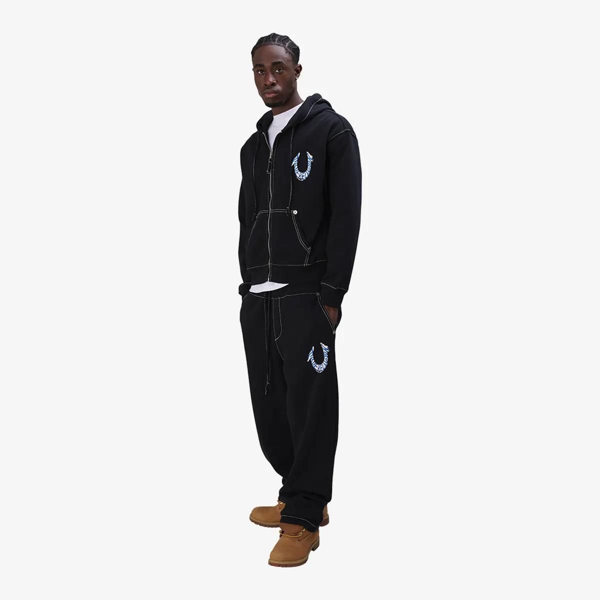 Baggy Fit Grafik-Jogginghose