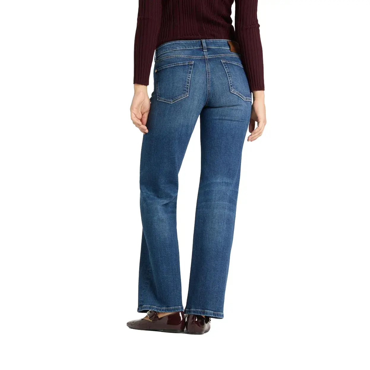 Weit geschnittene Jeans aus Denim