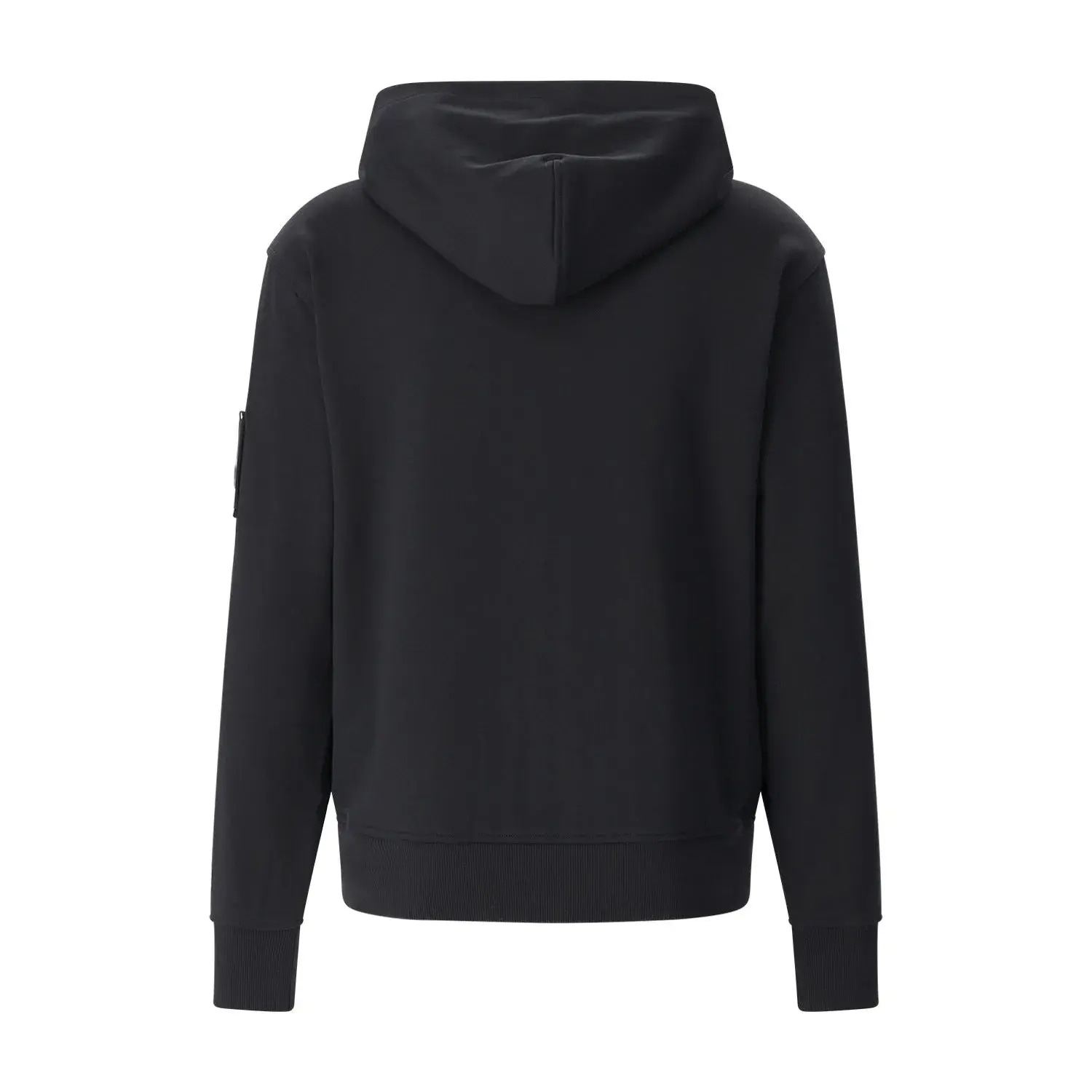Moderner Reißverschluss-Hoodie mit Logo-Patch