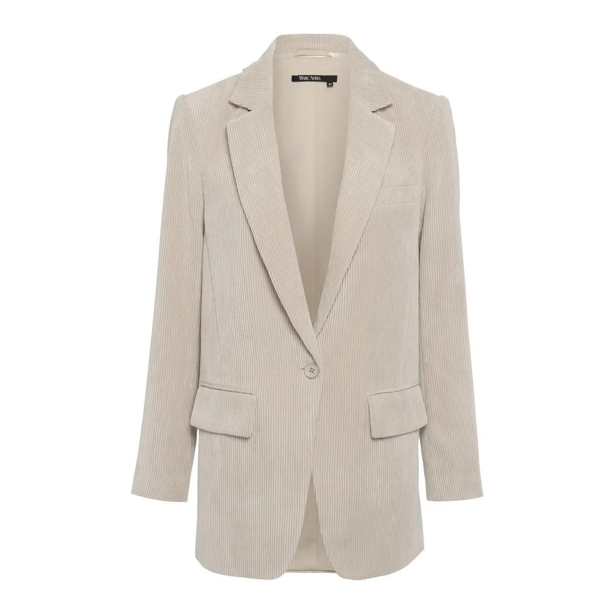 Cord Blazer mit entspanntem Schnitt
