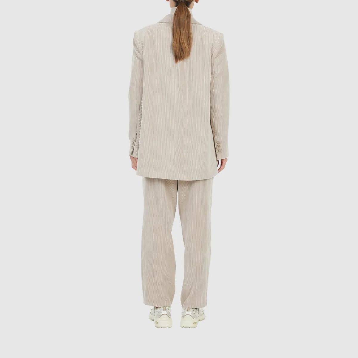 Cord Blazer mit entspanntem Schnitt