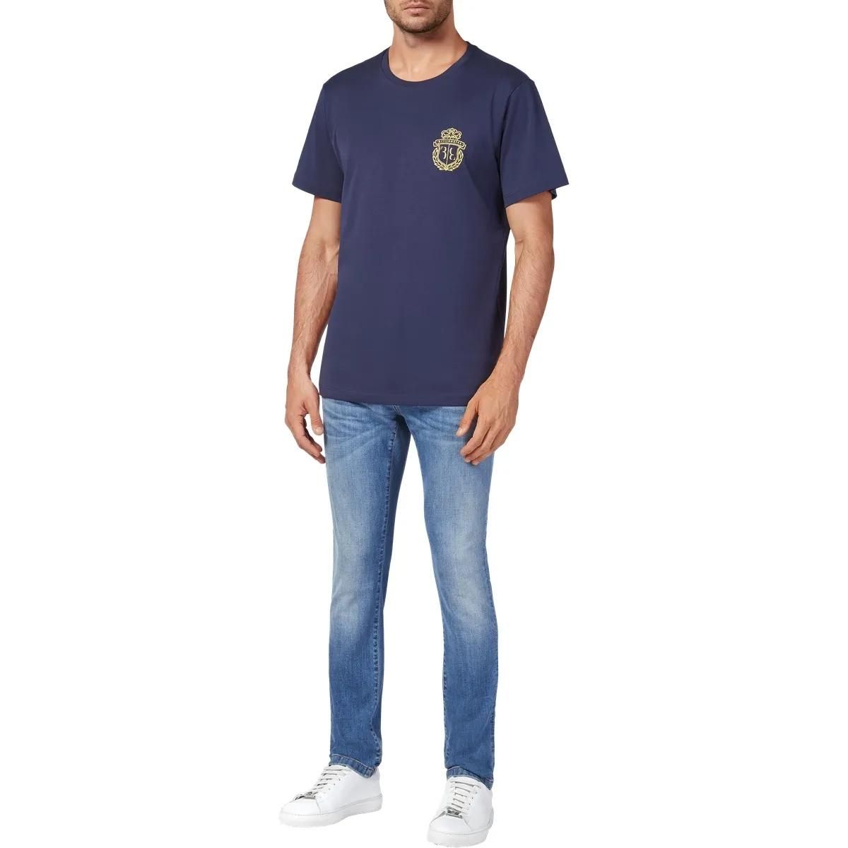 T-Shirt aus Baumwolljersey mit Wappen