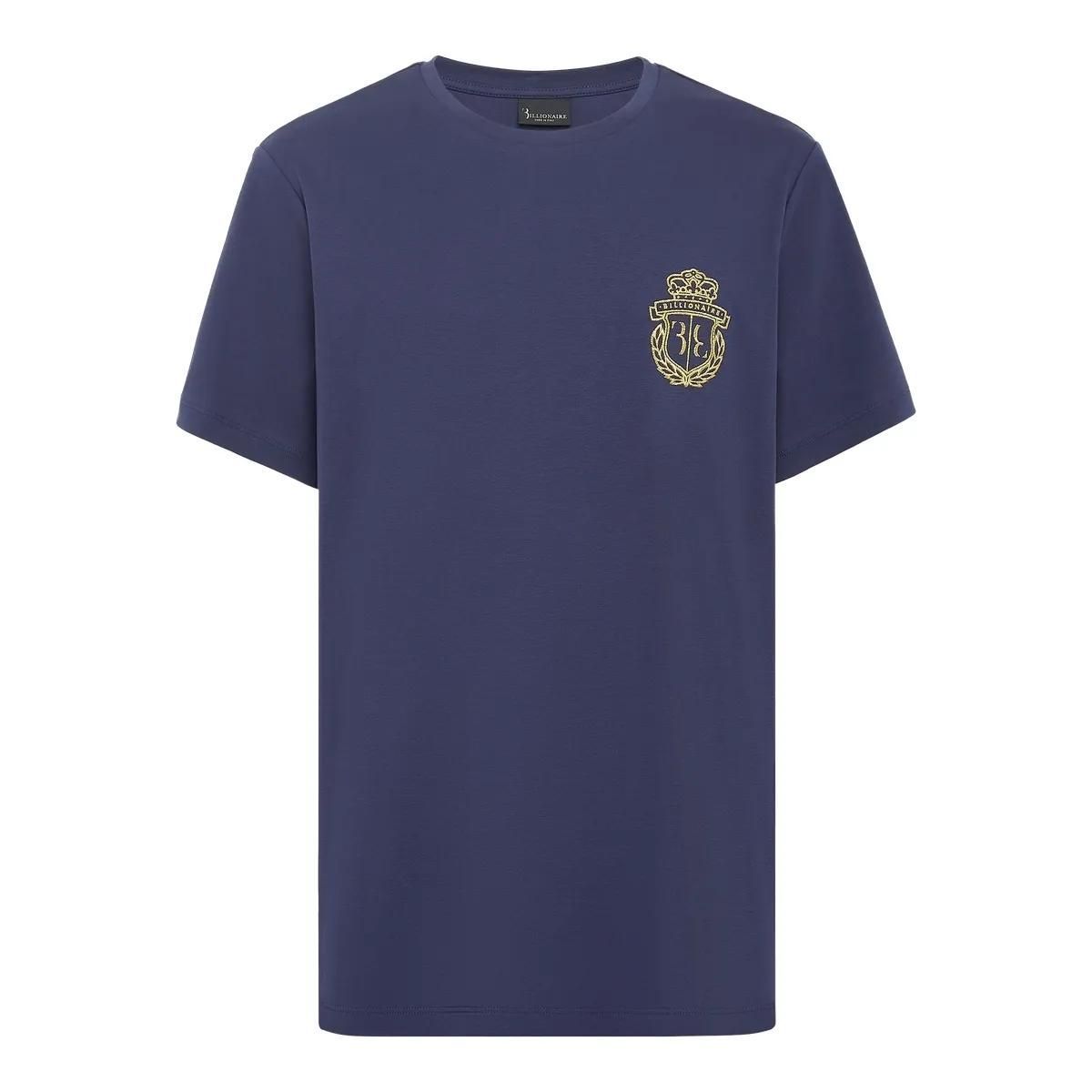 T-Shirt aus Baumwolljersey mit Wappen