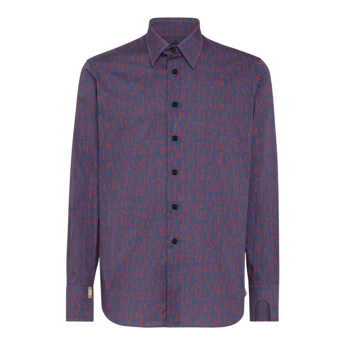 Langärmeliges Hemd mit Muster