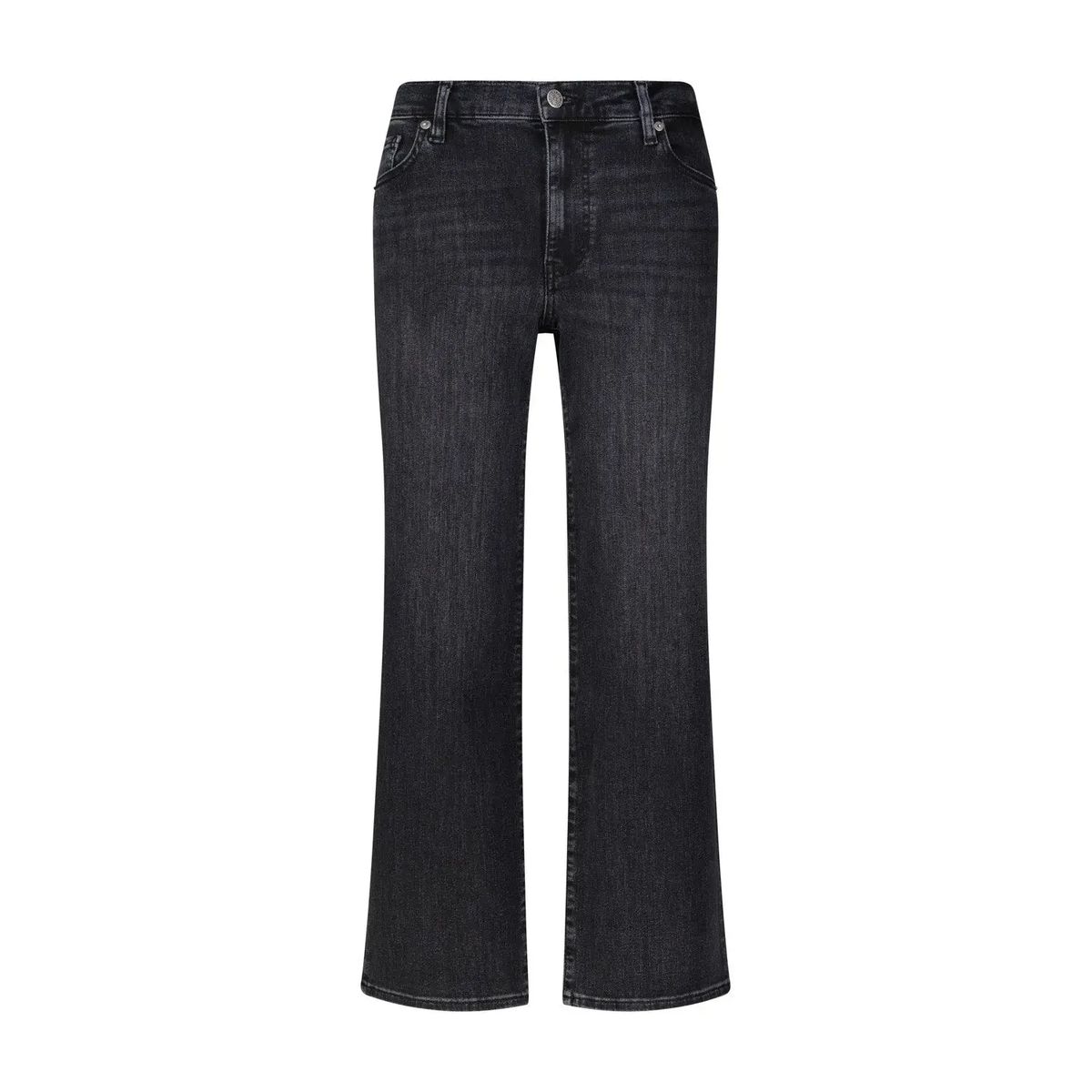 Moderne, verkürzte Wide-Leg Jeans