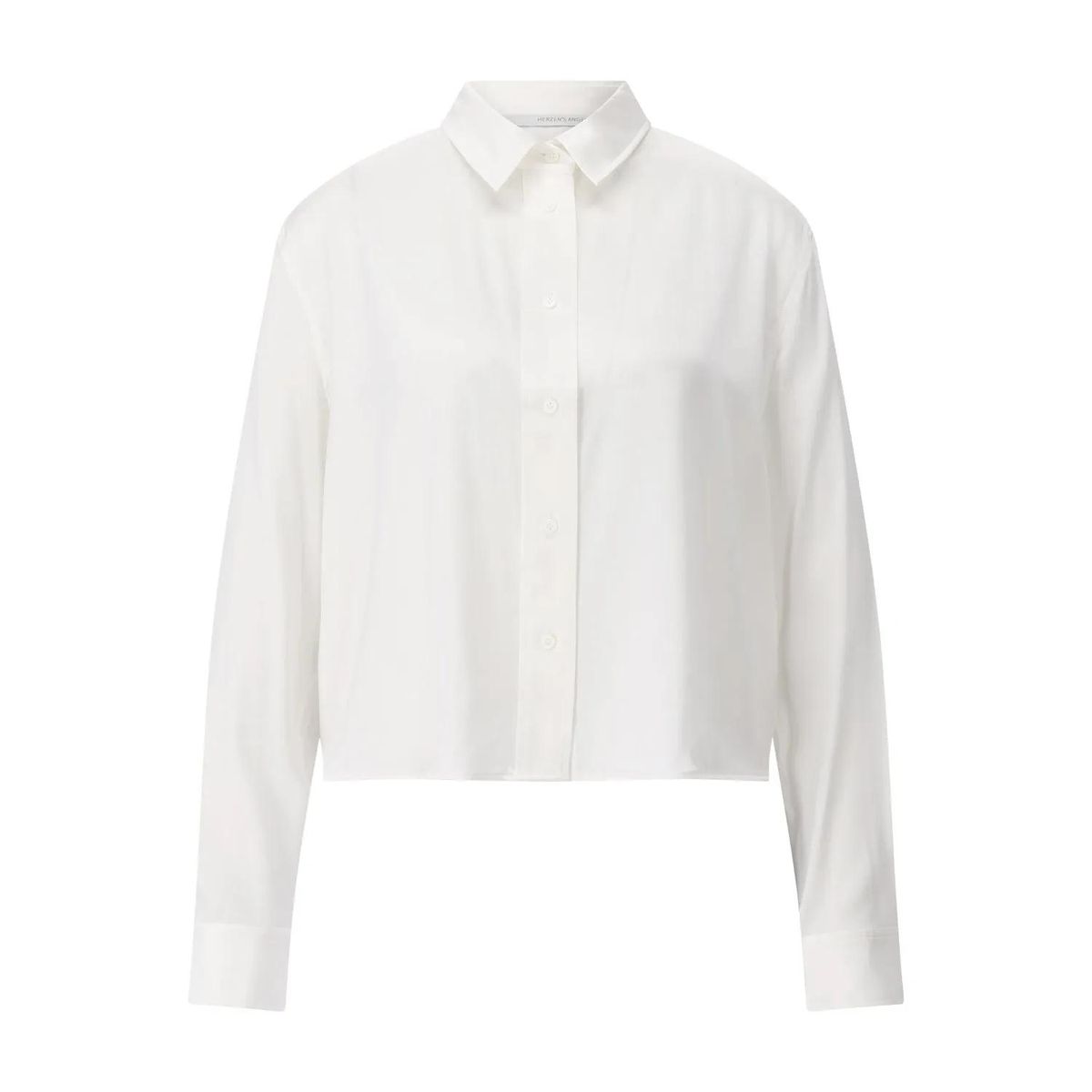 Elegante Seidenbluse mit Knopfleiste