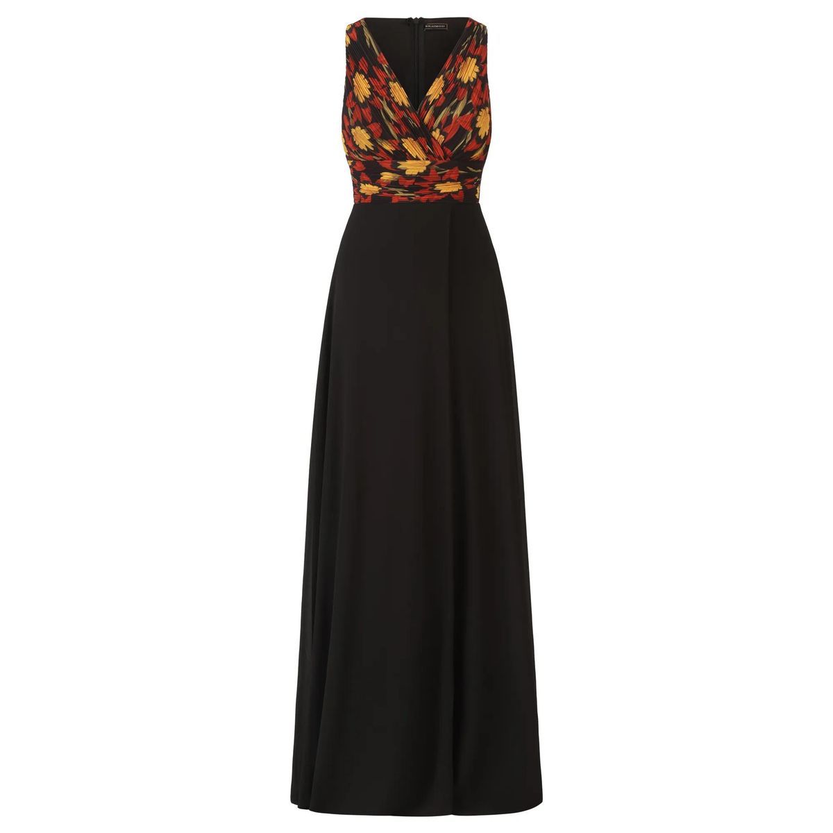 Elegantes, bedrucktes Maxikleid für den Abend