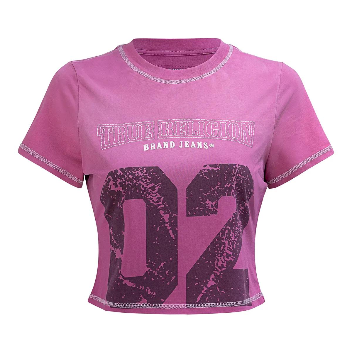Kurzes Baby-T-Shirt mit Grafikdetails