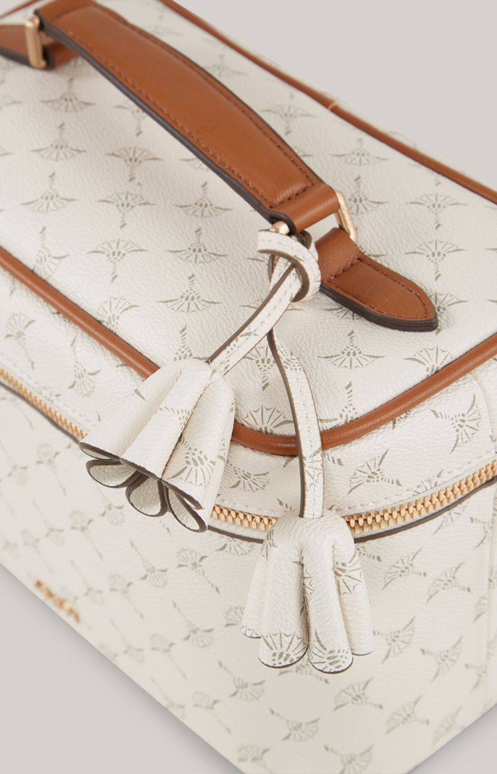 JOOP! Cortina Flora Offwhite Kosmetikkoffer mit Reißverschluss und Quasten