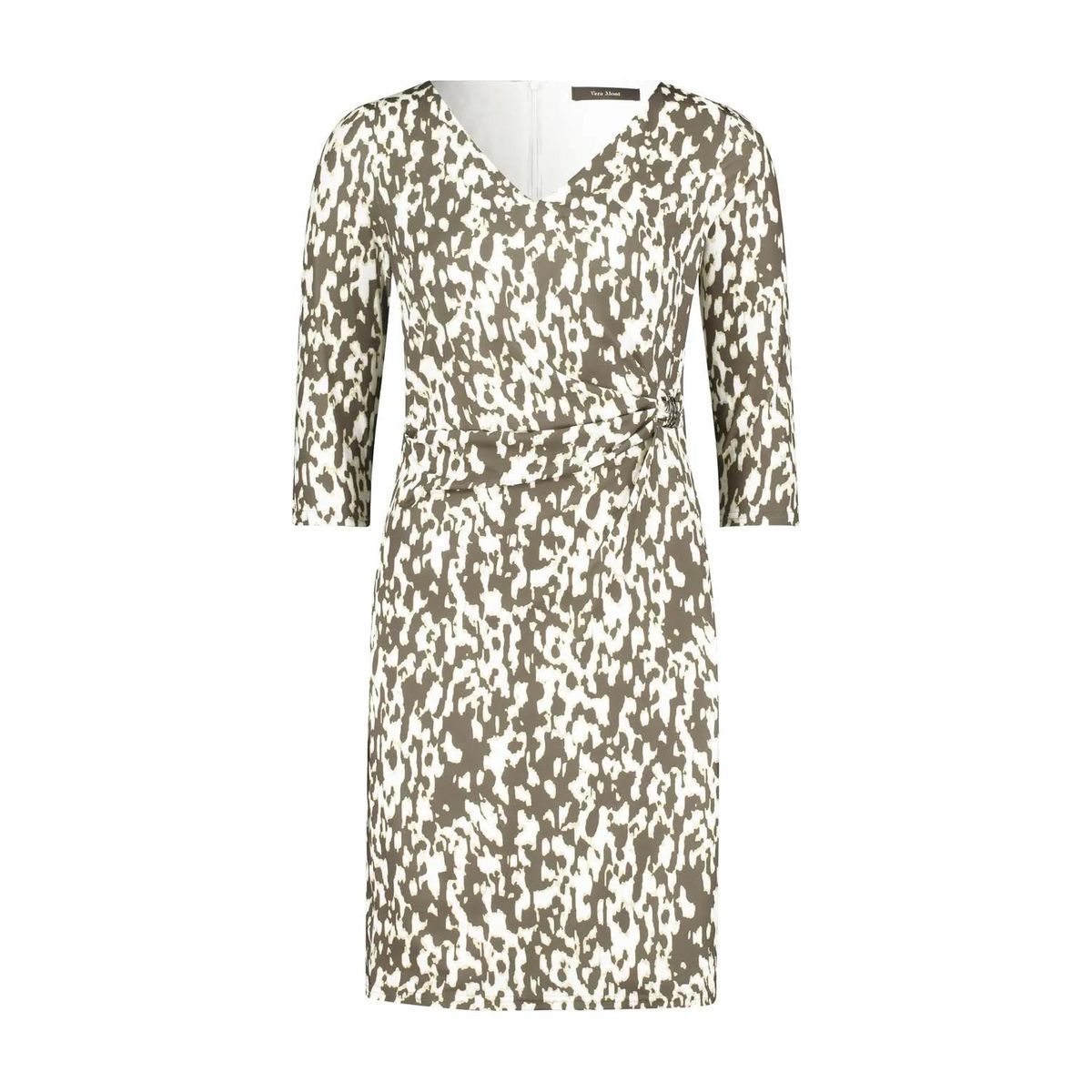 Jersey-EtuiKleid mit abstraktem Print