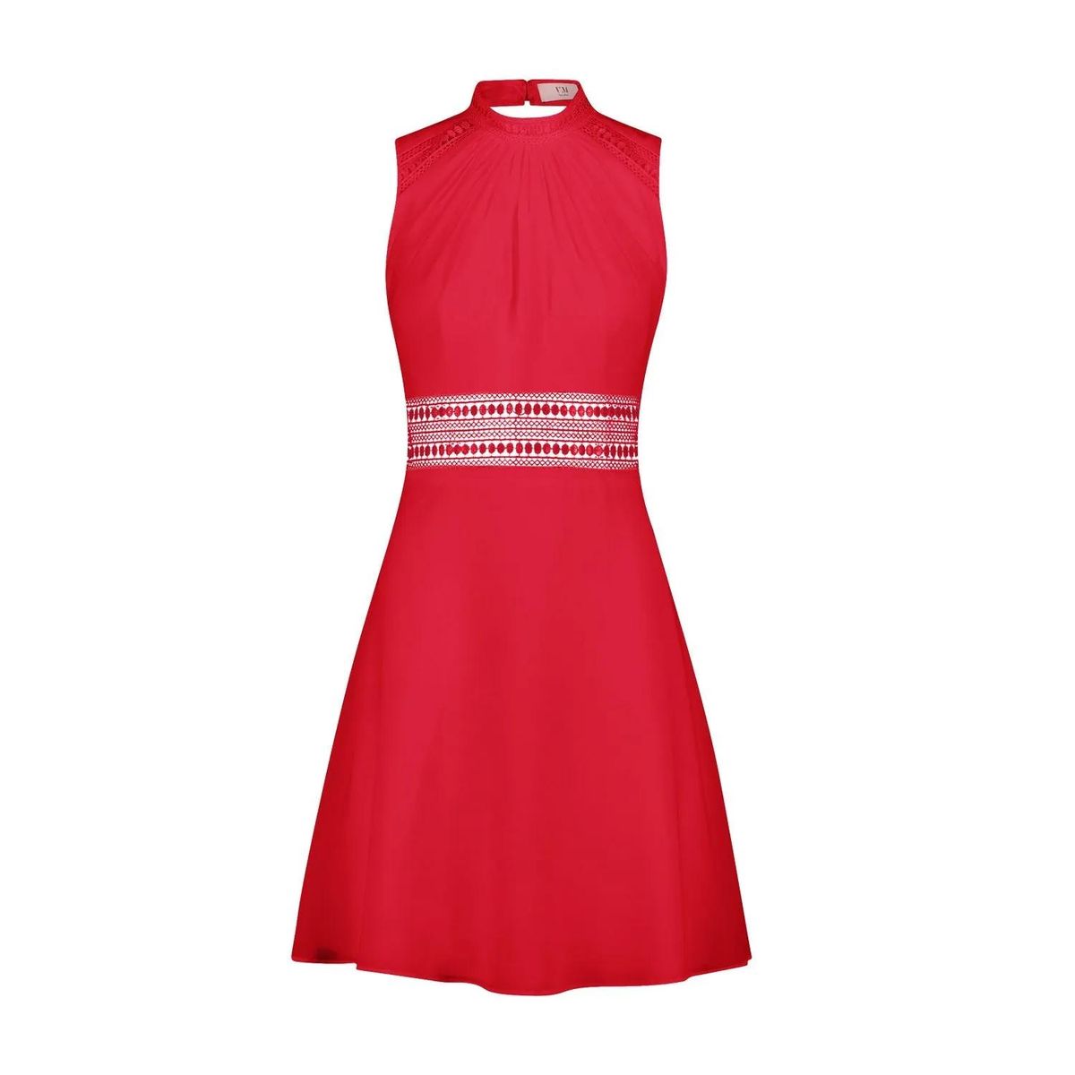 Elegantes ärmelloses A-Linien Cocktailkleid