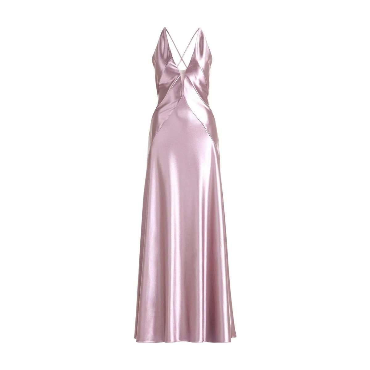 Elegantes Satin-Slip-Abendkleid